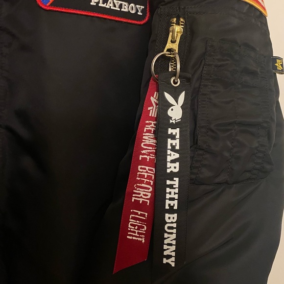 PLAYBOY Jackets & Coats Alpha Industries X Playboy Bomber Jacket